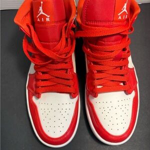 Nike Red High-Top Sneakers
